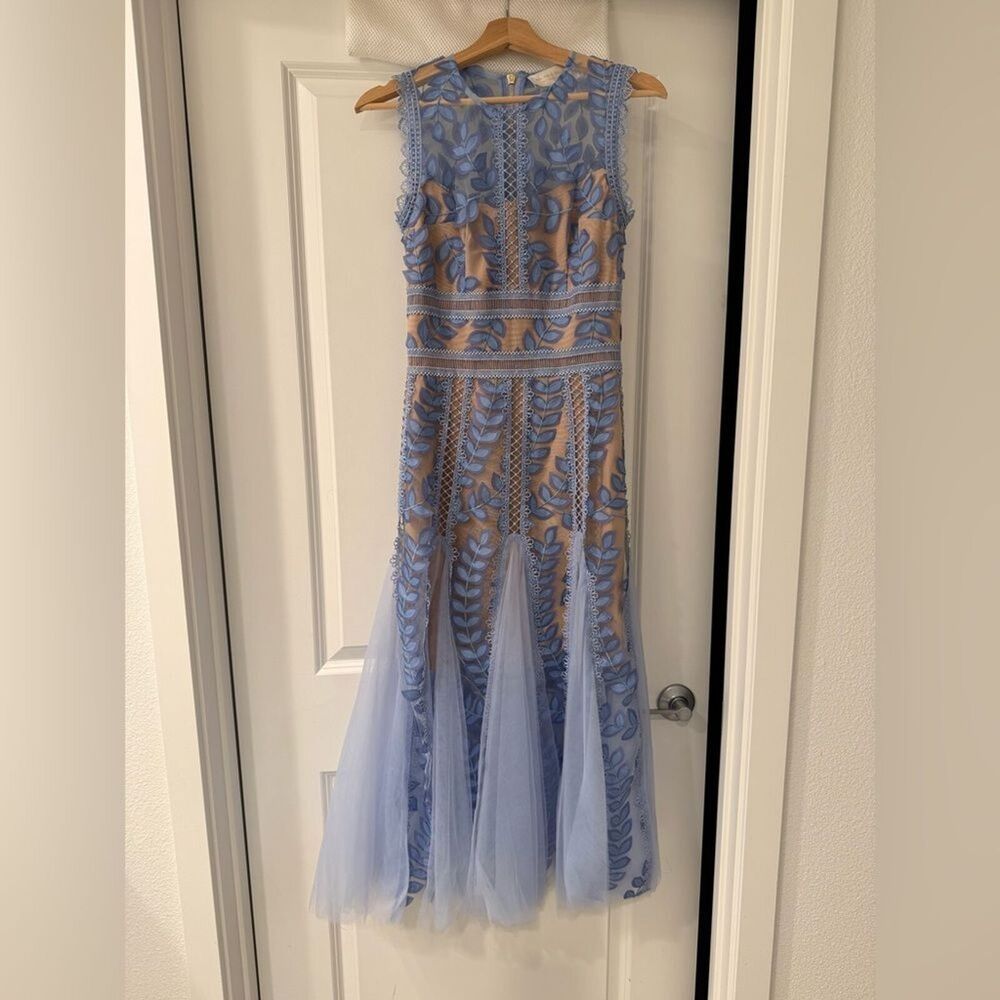 NWOT BRONX AND BANCO Violet Flared Dress in Violet - Picture 9 of 16